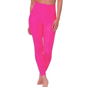 EUC Onzie Selenite 7/8 Midi Legging - Neon Pink XS